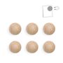 Design objects - Box of 6 wooden magnetic balls - TOUT SIMPLEMENT,