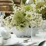 Table linen - LILY OF THE VALLEY 'Muguet' Linen Tablecloths & Napkins - SUMMERILL AND BISHOP