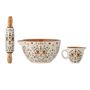 Couverts & ustensiles de cuisine - Bryn Kit de Pâtisserie, Marron, Grès Set of 3 - BLOOMINGVILLE MINI