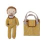 Toys - Nalle Doll, Brown, Cotton Set of 6 - BLOOMINGVILLE MINI
