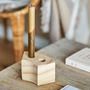 Candlesticks and candle holders - Florida Candle Holder, Nature, Sandstone  - BLOOMINGVILLE MULTIBRAND HOUSE