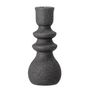 Candlesticks and candle holders - Emie Candle Holder, Black, Stoneware - BLOOMINGVILLE MULTIBRAND HOUSE