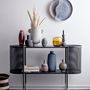 Candlesticks and candle holders - Emie Candle Holder, Black, Stoneware - BLOOMINGVILLE MULTIBRAND HOUSE