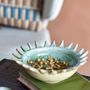 Bowls - Lumi Bowl, Green, Stoneware  - CREATIVE COLLECTION