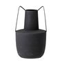 Vases - Itamar Vase, Black, Metal - BLOOMINGVILLE MULTIBRAND HOUSE
