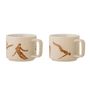 Mugs - Harlow Mug, Brown, Stoneware Set of 2 - BLOOMINGVILLE MULTIBRAND HOUSE