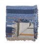 Plaids - Toscana Plaid, Blue, Coton recyclé - BLOOMINGVILLE MULTIBRAND HOUSE