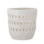 Bougeoirs et photophores - Matil Photophore, Blanc, Grès - BLOOMINGVILLE MULTIBRAND HOUSE
