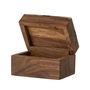 Boîtes de rangement - Cemile Boîte avec couvercle, Marron, Mango - BLOOMINGVILLE MULTIBRAND HOUSE