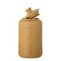 Food storage - Rani Jar w/Lid, Yellow, Stoneware - BLOOMINGVILLE MULTIBRAND HOUSE