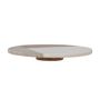 Trays - Olly Cake Tray, White, Marble  - CREATIVE COLLECTION