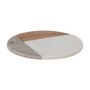 Trays - Olly Cake Tray, White, Marble  - CREATIVE COLLECTION