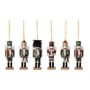 Christmas garlands and baubles - Nikita Ornament, Green, Wood Set of 6 - BLOOMINGVILLE MULTIBRAND HOUSE