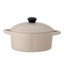 Kitchen utensils - Thanos Oven Dish w/Lid, White, Stoneware - BLOOMINGVILLE MULTIBRAND HOUSE