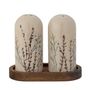 Kitchen utensils - Bea Salt & Pepper Shaker Set, Nature, Stoneware Set - BLOOMINGVILLE MULTIBRAND HOUSE