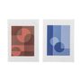 Other wall decoration - Bogi Poster, Red, Paper Set of 2 - BLOOMINGVILLE MULTIBRAND HOUSE