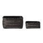 Paniers - Donia Panier, Noir, Bambou Set of 2 - BLOOMINGVILLE MULTIBRAND HOUSE