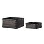 Paniers - Donia Panier, Noir, Bambou Set of 2 - BLOOMINGVILLE MULTIBRAND HOUSE