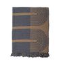 Throw blankets - Tiffanie Throw, Blue, Recycled Cotton - BLOOMINGVILLE MULTIBRAND HOUSE