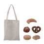 Jouets enfants - Snorre Set de jeu, aliments, Marron, Coton Set of 6 - BLOOMINGVILLE MINI