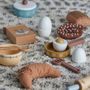 Jouets enfants - Snorre Set de jeu, aliments, Marron, Coton Set of 6 - BLOOMINGVILLE MINI