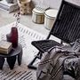 Throw blankets - Gutte Throw, Black, Recycled Cotton  - BLOOMINGVILLE MULTIBRAND HOUSE