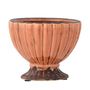 Flower pots - Mavis Deco Flowerpot, Orange, Terracotta - CREATIVE COLLECTION