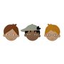 Accessoires à fixer - Simson Crochet, Marron, MDF Set of 3 - BLOOMINGVILLE MINI