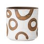Flower pots - Avo Deco Flowerpot, White, Terracotta - BLOOMINGVILLE MULTIBRAND HOUSE
