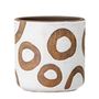 Flower pots - Avo Deco Flowerpot, White, Terracotta - BLOOMINGVILLE MULTIBRAND HOUSE