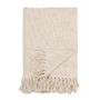Throw blankets - Giuliana Throw, Nature, Cotton  - CREATIVE COLLECTION