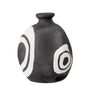 Vases - Mika Deco Vase, Black, Terracotta  - BLOOMINGVILLE MULTIBRAND HOUSE