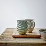 Mugs - Miriam Mug, Green, Stoneware - BLOOMINGVILLE MULTIBRAND HOUSE