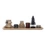 Candlesticks and candle holders - Sanga Tray w/Votive, Brown, Glass Set of 7 - BLOOMINGVILLE MULTIBRAND HOUSE