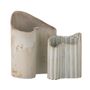 Vases - Henaj Vase, Brown, Stoneware Set of 2 - BLOOMINGVILLE MULTIBRAND HOUSE