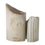 Vases - Henaj Vase, Brown, Stoneware Set of 2 - BLOOMINGVILLE MULTIBRAND HOUSE