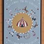 Other wall decoration - Maximo Illustration w/ Frame, Black, Pine - BLOOMINGVILLE MINI