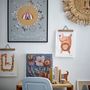 Other wall decoration - Maximo Illustration w/ Frame, Black, Pine - BLOOMINGVILLE MINI
