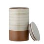 Boîtes de conservation - Okan Cruche avec couvercle , Marron, Grès - BLOOMINGVILLE MULTIBRAND HOUSE