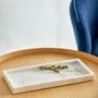 Trays - Majsa Tray, White, Marble - BLOOMINGVILLE MULTIBRAND HOUSE