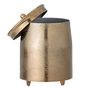 Food storage - Jolee Jar w/Lid, Brass, Stainless Steel - BLOOMINGVILLE MULTIBRAND HOUSE