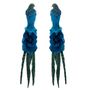 Decorative objects - Payton Deco Bird, Blue, Feather Pack of 2 - BLOOMINGVILLE MULTIBRAND HOUSE