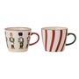 Tasses et mugs - Jolly Mug, Rouge, Grès Set of 2 - BLOOMINGVILLE MULTIBRAND HOUSE