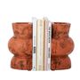 Decorative objects - Maiza Bookend, Orange, Terracotta Set of 2 - CREATIVE COLLECTION