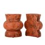 Decorative objects - Maiza Bookend, Orange, Terracotta Set of 2 - CREATIVE COLLECTION