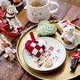 Christmas garlands and baubles - Velua Ornament, Red, Polyester Set of 3 - BLOOMINGVILLE MULTIBRAND HOUSE