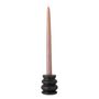 Candlesticks and candle holders - Idina Candle Holder, Black, Stoneware - BLOOMINGVILLE MULTIBRAND HOUSE