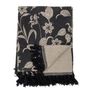 Plaids - Mali Plaid, Noir, Coton recyclé - BLOOMINGVILLE MULTIBRAND HOUSE