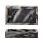 Plateaux - Feliza Plateau, Gris, Marbre - BLOOMINGVILLE MULTIBRAND HOUSE