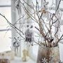 Christmas garlands and baubles - Peo Ornament, Grey, Wool Set of 2 - BLOOMINGVILLE MULTIBRAND HOUSE